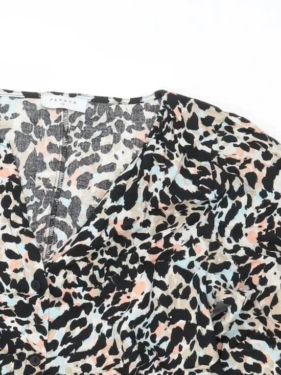 Papaya, black female dog, muscular type, crossbreed, linear dress - Picture 4 of 7